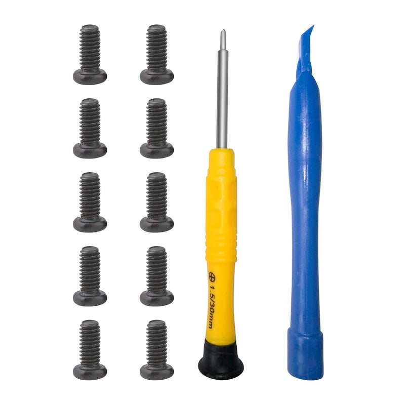 senkap 10Pcs Key Fob Screw with Repair Kit,Replacement Part 35116-SDA-A11 Compatible with Honda Key Remotes Since 2003 Black - Image 1